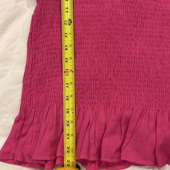 THML flutter ruffle sleeve pink top - Picture 5 of 6